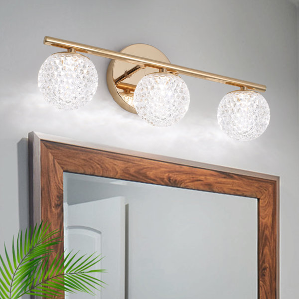 Mercer41 Embrulla 3 Light Dimmable LED Vanity Light & Reviews Wayfair